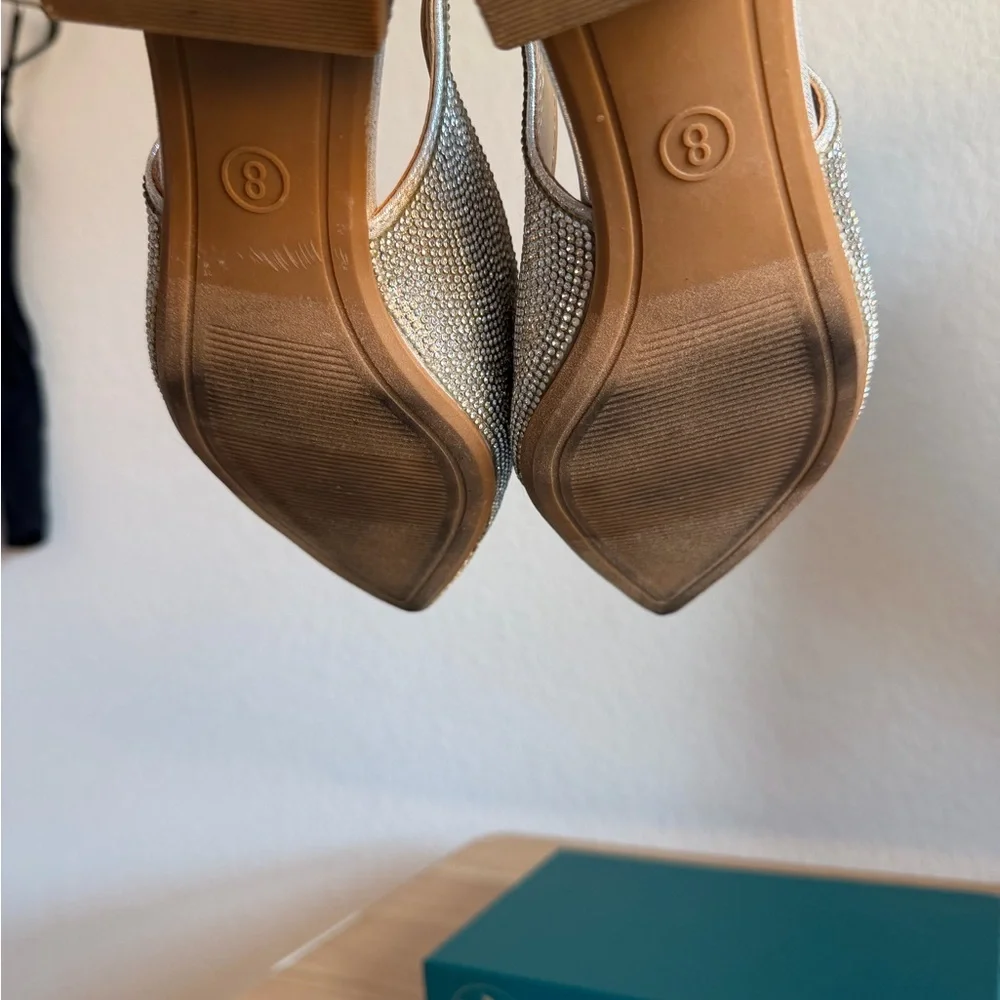 Target New Day Champagne Crystal Slingback Flats - Picture 7 of 7